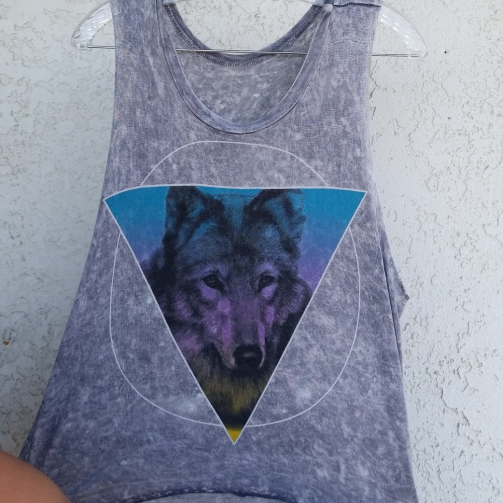 Wolf Triangular Tee - image 3